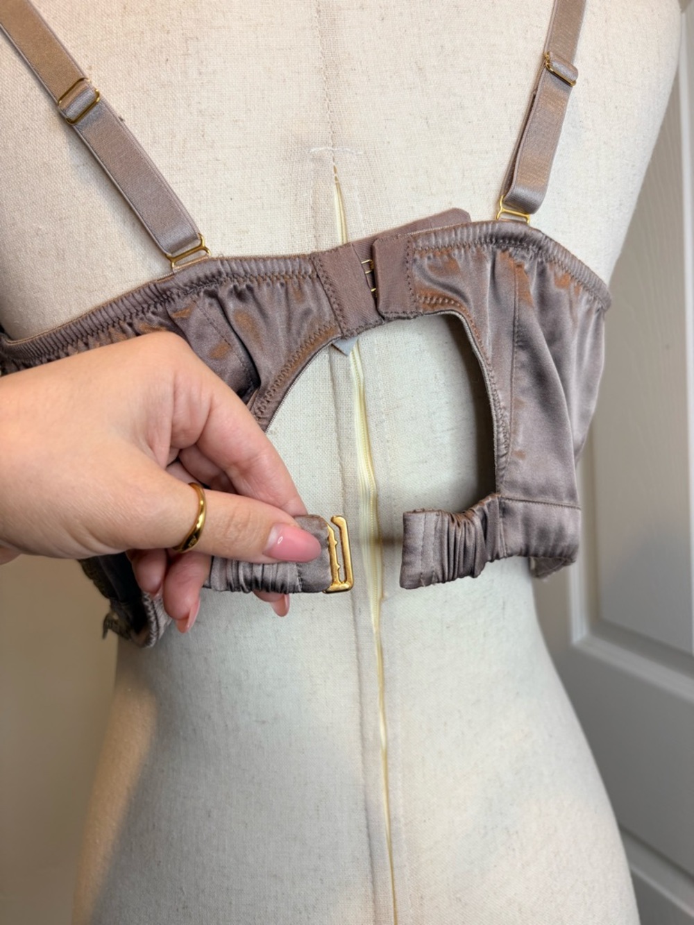 ADINA REAY Lou Longline Bra in Moonlight - Picture 9 of 13